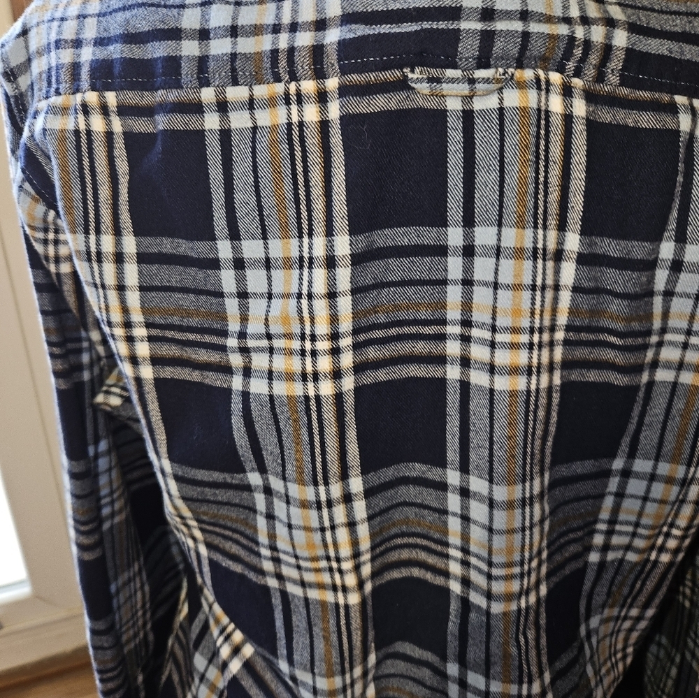 Nickel & Iron Womens Plaid Long Sleeve Button Up Shirt Size M - Picture 9 of 10